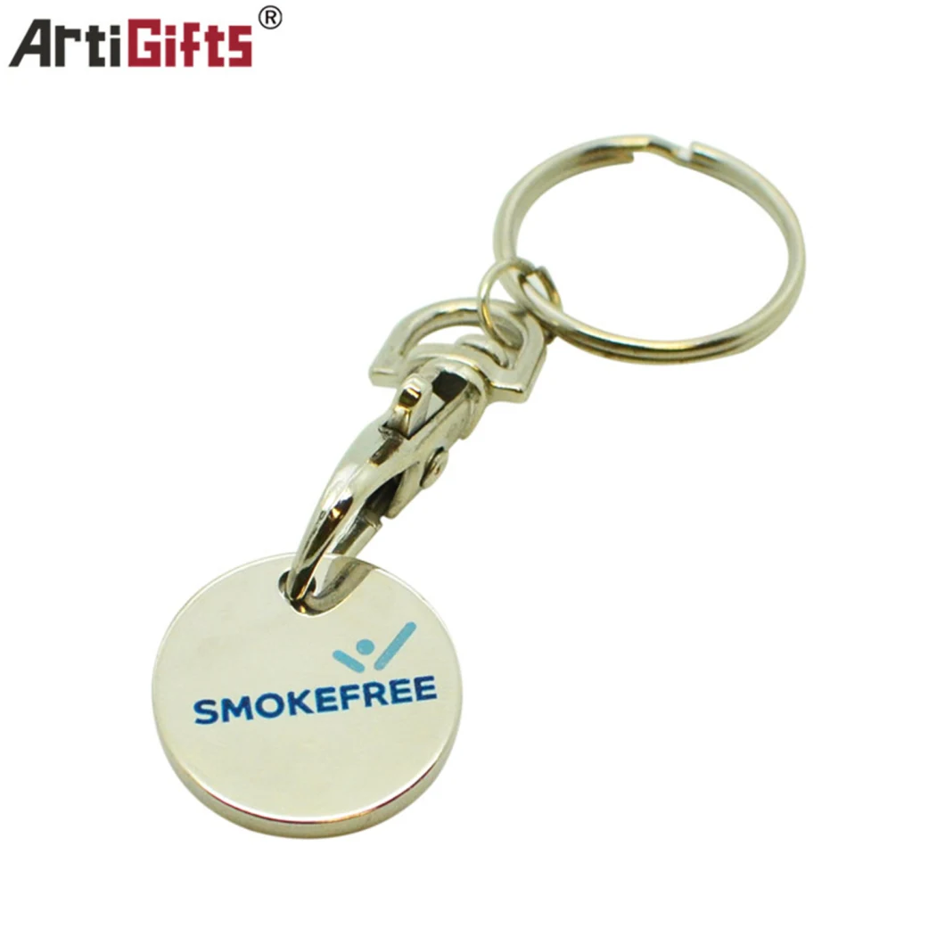 Wholesale Metal Soft Enamel Trolley Coin Key Chain Key Holder