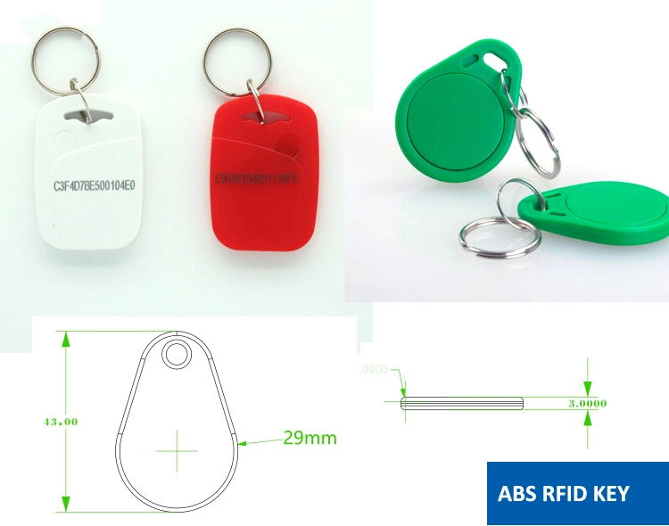 Custom RFID NFC 213 216 Smart Prepaid Epoxy Card Keychains Key Fob