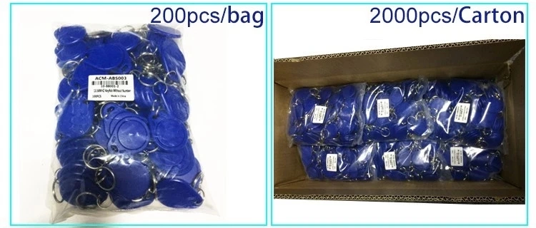 Custom RFID NFC 213 216 Smart Prepaid Epoxy Card Keychains Key Fob