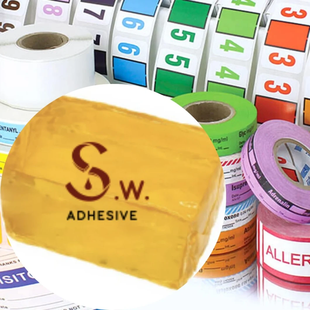 Premium Pressure Sensitive Adhesive (PSA) / Hot Melt Glue for Sticker/ Tape Labeling/ Labels