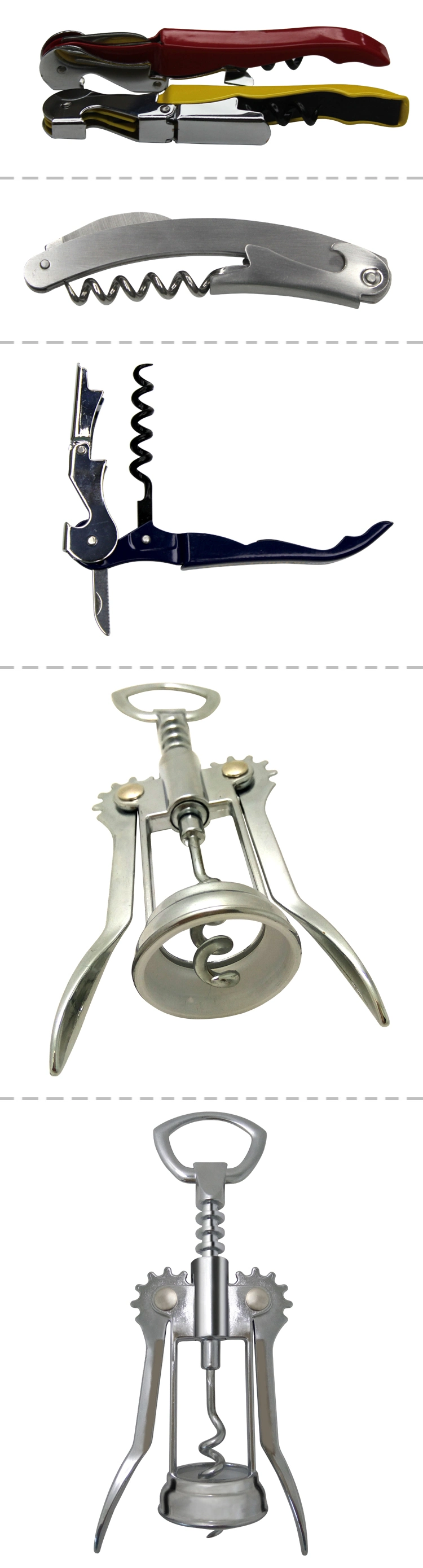 Hot Selling Portable Multifunctional Wine Bottle Opener with Corkscrew