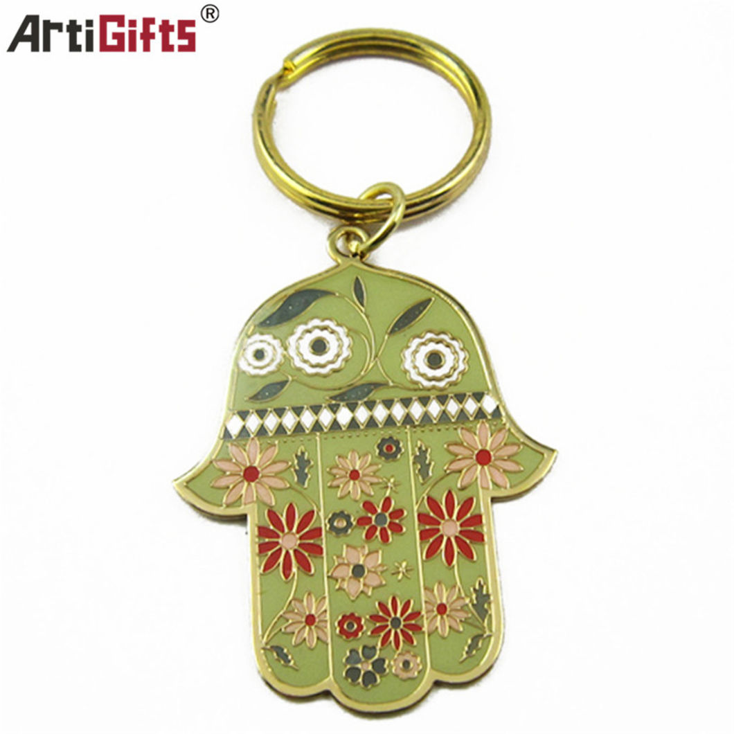Customized Metal Keychains Printing Key Chain with Epoxy